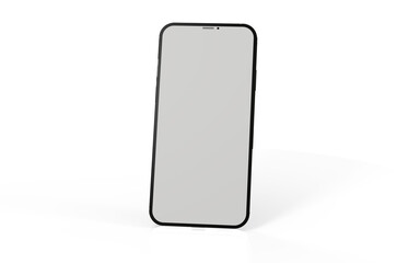 New realistic mobile phone smartphone mockup