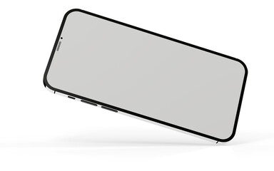 Modern frameless smartphone Mock up