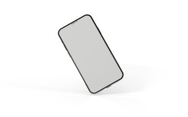 Smartphone. Mobile phone Template. Telephone 3d