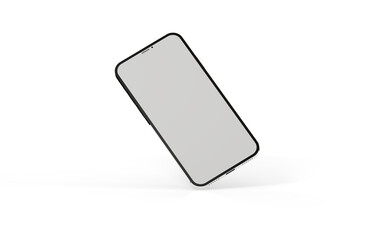Smartphone. Mobile phone Template. Telephone 3d