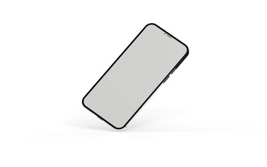 Smartphone. Mobile phone Template. Telephone 3d