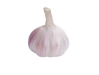 Garlic bulb Isolated against a flat background.