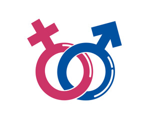 Woman and man gender Symbol