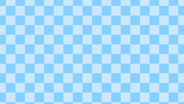 aesthetic cute blue checkers, checkerboard, gingham decoration