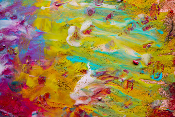 Abstract Natural Luxury art, fluid painting background, alcohol ink technique. Image incorporates...