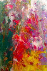 Abstract Natural Luxury art, fluid painting background, alcohol ink technique. Image incorporates...