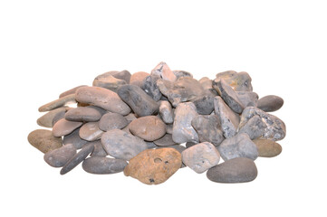 stones isolated on white background