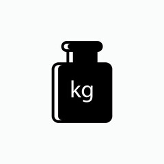 Weight Icon - Vector, Sign and Symbol for Design, Presentation, Website or Apps Elements. 