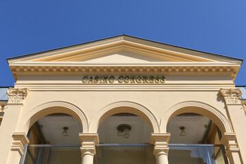 Naklejka premium Casino in the spa town of Baden near Vienna, Lower Austria, Austria