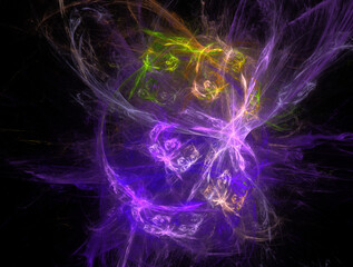 Imaginatory fractal abstract background Image