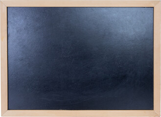 Vintage blackboard with wooden frame isolated png transparent file, chalkboard for object element for decoration and design.