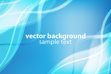 Bright  wavy abstract background. Vector design