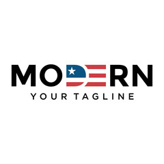 American Modern Logo Design