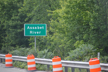 Highway Signage, Assabet River - Massachusetts, United States