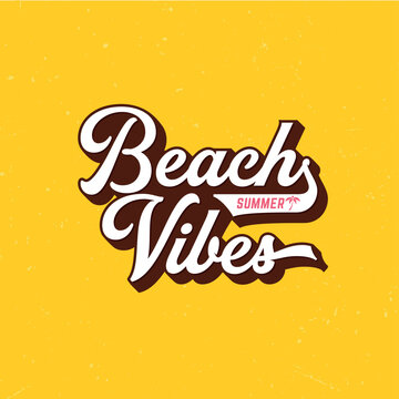Beach Vibes - Fresh design for summer feeling. Good for poster, wallpaper, t-shirt, gift.
