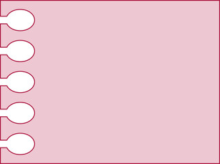 cute pastel pink planner paper notes, notepad, post, memo, sticky note, reminder, journal decoration