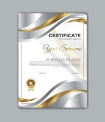 Certificate design diploma modern 