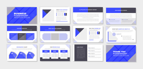 Powerpoint presentation template with ppt slide design
