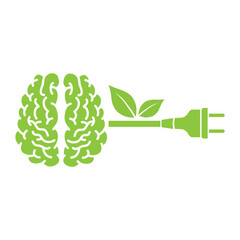 human brain, electrical plug 