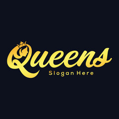 Golden Queens Logo Design