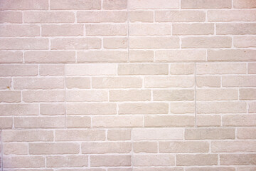 beautiful wall made of light colored bricks