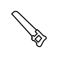 saw icon vector illustration logo template for many purpose. Isolated on white background.