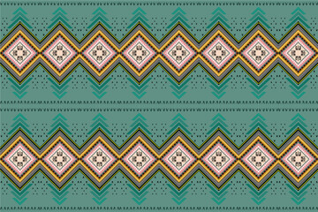 bohemian fabric pattern , for book cover and design cloth of indian style. Tribal design of fabric. Woven pattern fabric design