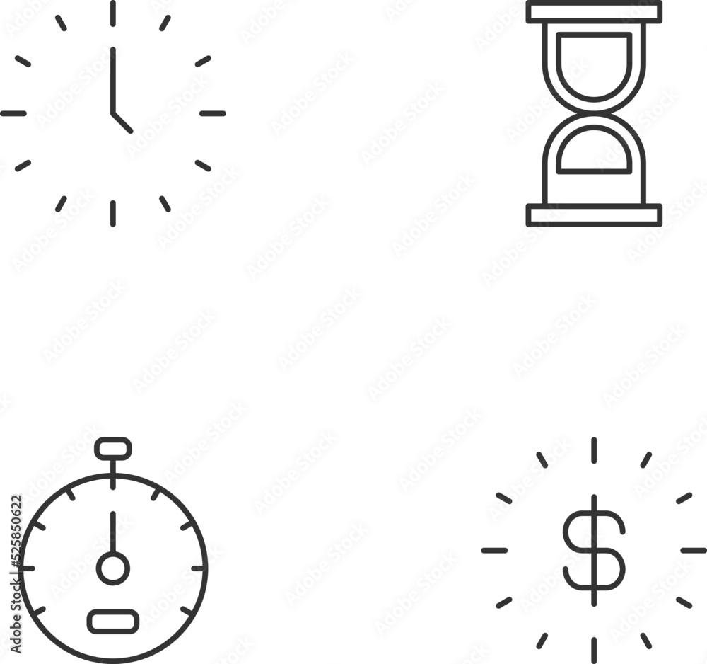 Poster monochrome elements perfect for adverts, stores, design etc. editable stroke. vector line icon set w