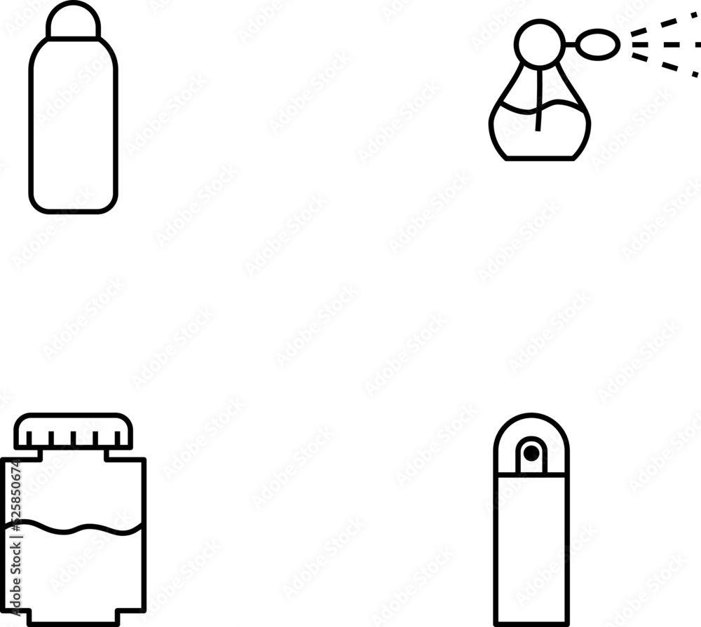 Poster monochrome elements perfect for adverts, stores, design etc. editable stroke. vector line icon set w