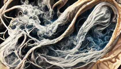 3D render abstract smoke texture background series design