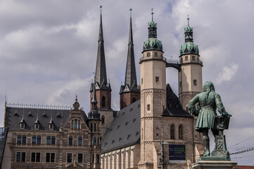 Halle-Saale Stadtpanorama