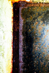 Close Up of Metal Texture Urban Decay Background