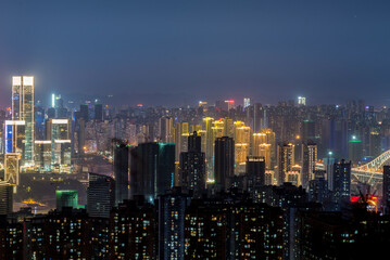 Fototapeta na wymiar The beautiful city of Chongqing，china