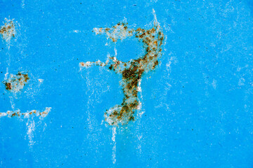Close Up of Metal Texture Urban Decay Background