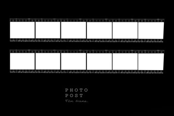 (35 mm.) film collections frame.With black space.film camera.film template	