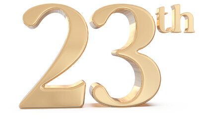 3d golden number 23th