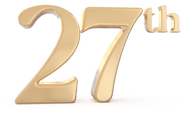 3d golden number 27th