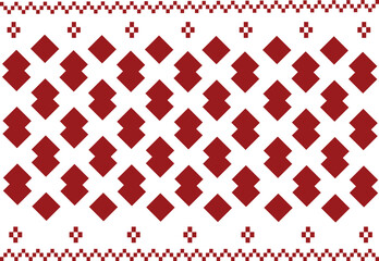 The classic vintage background fabric pattern is red similar to the vintage fabric flower pattern.