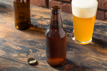 Cold Refreshing Craft Beer in a Bottle