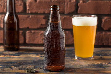Cold Refreshing Craft Beer in a Bottle