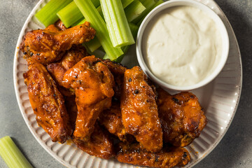 Homemade Spicy Buffalo Chicken Wings