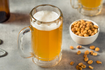 Boozy Refreshing Cold Craft Beer in a Mug