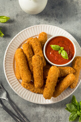 Homemade Deep Fried Mozzarella Sticks