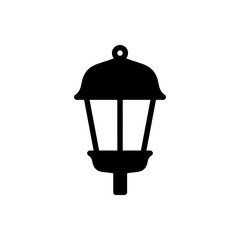 garden lamp icon vector illustration logo template for many purpose. Isolated on white background.