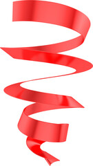 ribbon 3d rendering