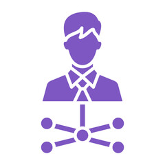 Affiliate Marketing Multicolor Glyph Icon