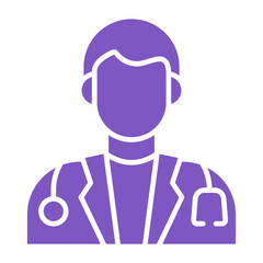 Doctor Multicolor Glyph Icon
