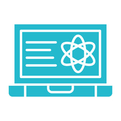 Laptop Multicolor Glyph Icon