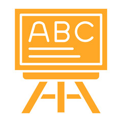 Blackboard Multicolor Glyph Icon