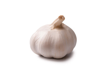 Garlic isolated on a white background.